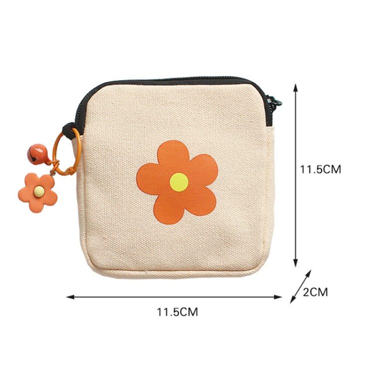Sanitary Napkin Storage Bag Large Capacity Little Bag Canvas Simple Short Wallet
