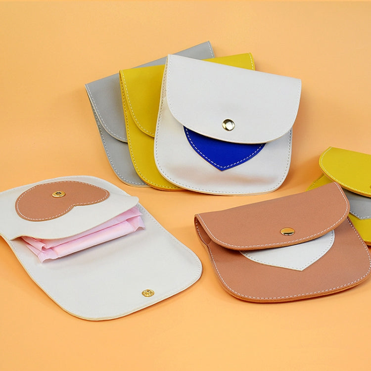 Portable Large Capacity PU Sanitary Napkin Pad Storage Bag
