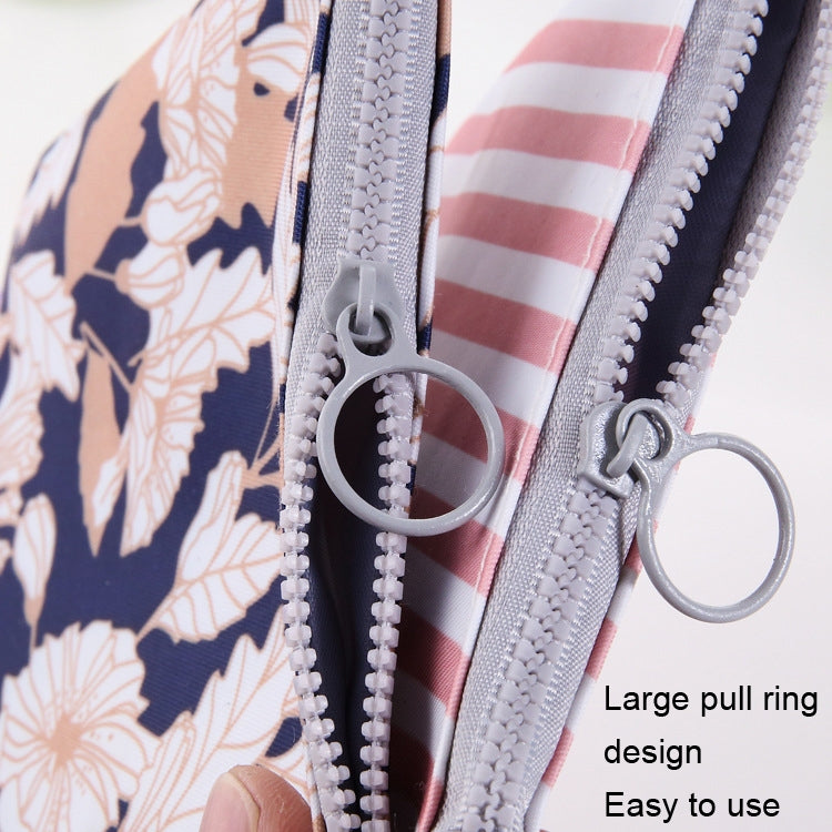SN-031 2pcs Waterproof Zipper Sanitary Napkin Storage Bag Coin Card Bag