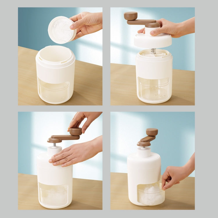 Household Small Manual Ice Crusher Portable Mini Ice Smoothie Machine