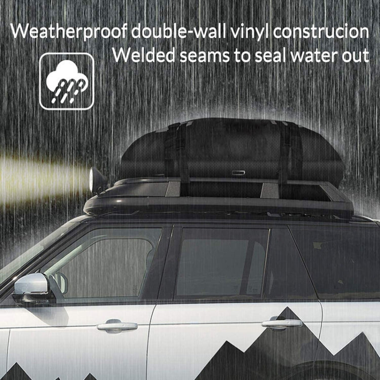 15 Cubic Foot Car Universal Rainproof Roof Luggage Outdoor Camper Roof Bag + Non-slip Mat
