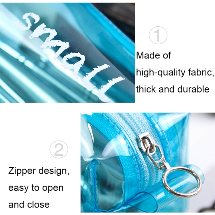 H6465-1 TPU Waterproof Student Transparent Pencil Bag