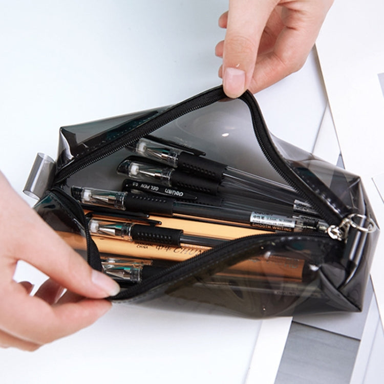 H6465-1 TPU Waterproof Student Transparent Pencil Bag