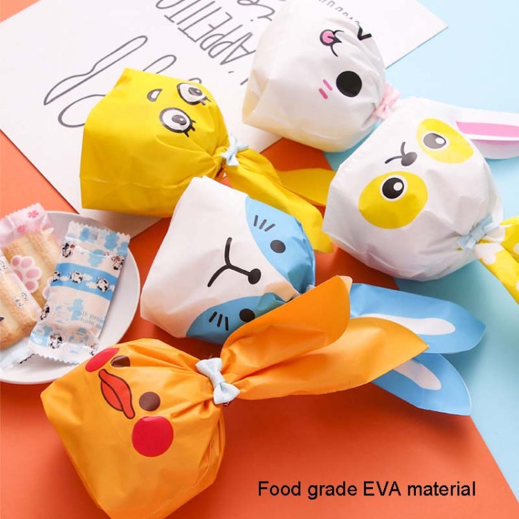 1bag Cartoon Rabbit Ears Gift Packaging Bags Candy Baking Snowflake Cookies Bags