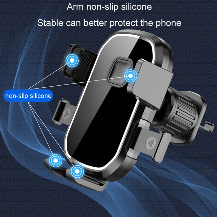 Versatile Car Air Vent Mobile Phone Holder with Secure Hook Design