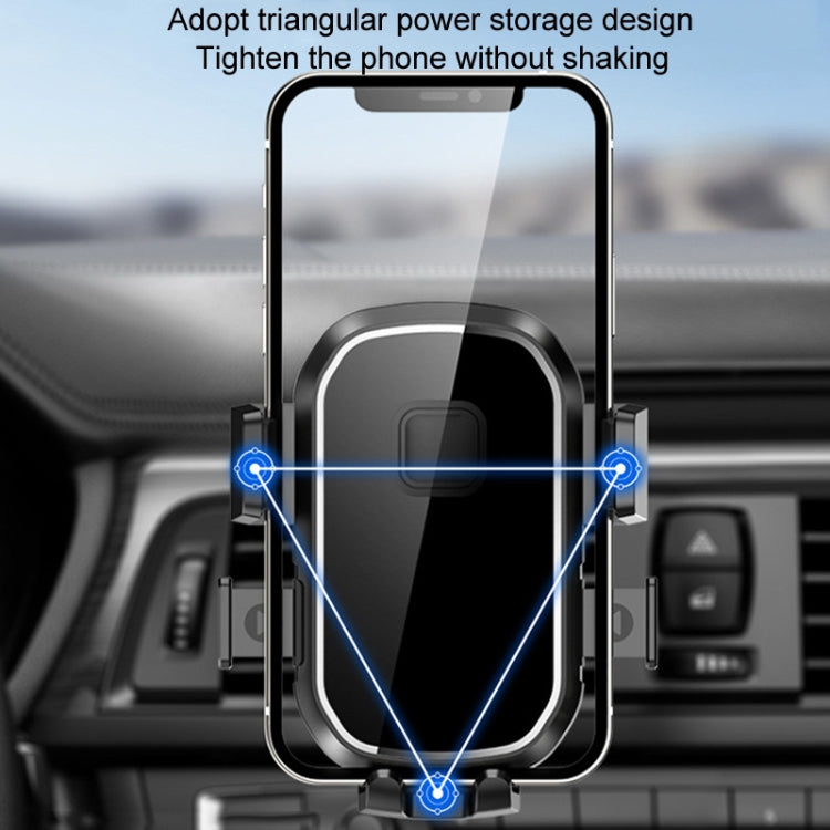 Versatile Car Air Vent Mobile Phone Holder with Secure Hook Design