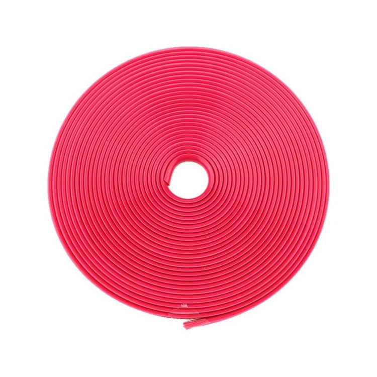 8m/roll Car Wheel General Sticker Modified Protection Sticker Anti-collision Strip, 1roll Purple, 1roll Blue, 1roll Green, 1roll Orange, 1roll Gray, 1roll White, 1roll Black, 1roll Red, 1roll Yellow, 1roll Pink