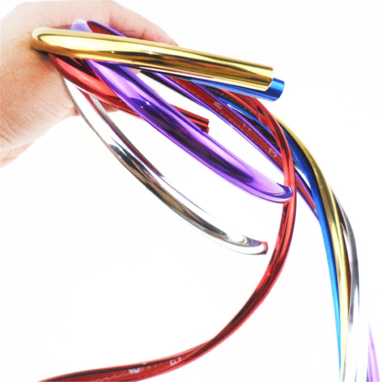 W12 8m/roll Car Universal Reflective Wheel Electroplating Decorative Strip