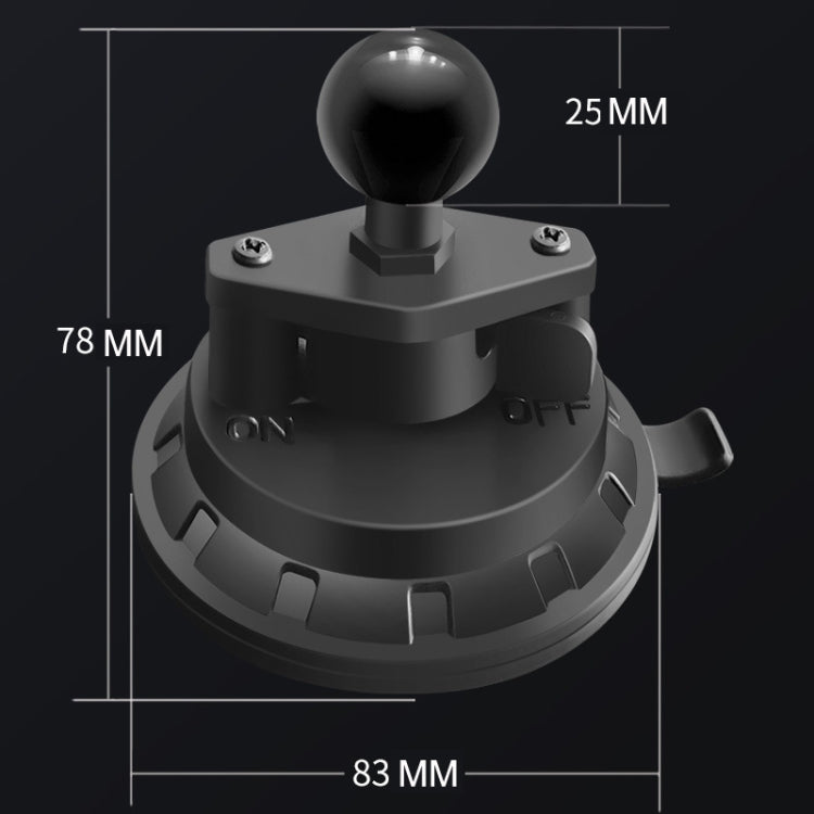 Versatile Suction Cup Phone Mount for Car Windshield with Ball Head Design