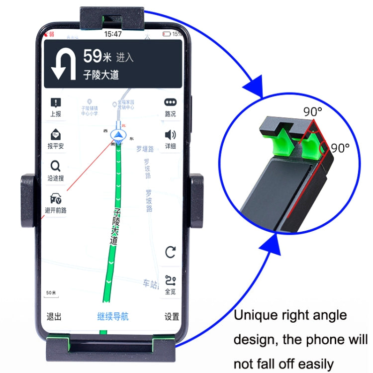 A04 Metal Motorcycle Mobile Phone Navigation Bracket Bicycle Frame Multifunctional Car Fixed Clamp