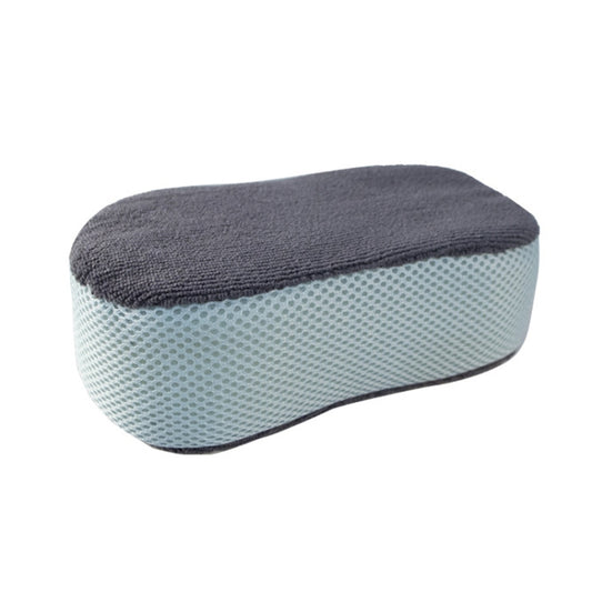 A01SP21 Ultra Fine Fiber Towel Cloth Sandwiches 8-shaped Multifunctional Car Washing Sponge Block, 3pcs Sponge