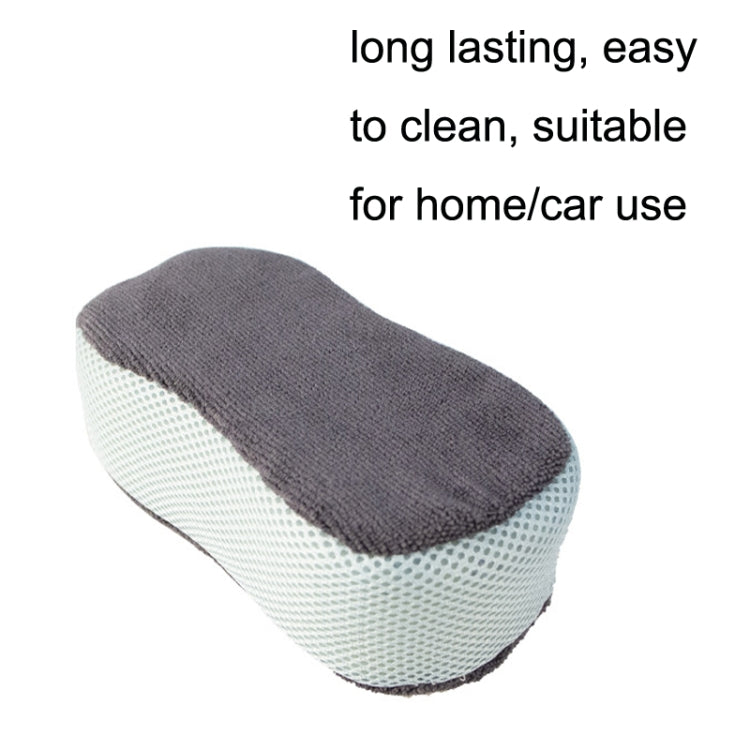 A01SP21 Ultra Fine Fiber Towel Cloth Sandwiches 8-shaped Multifunctional Car Washing Sponge Block, 3pcs Sponge
