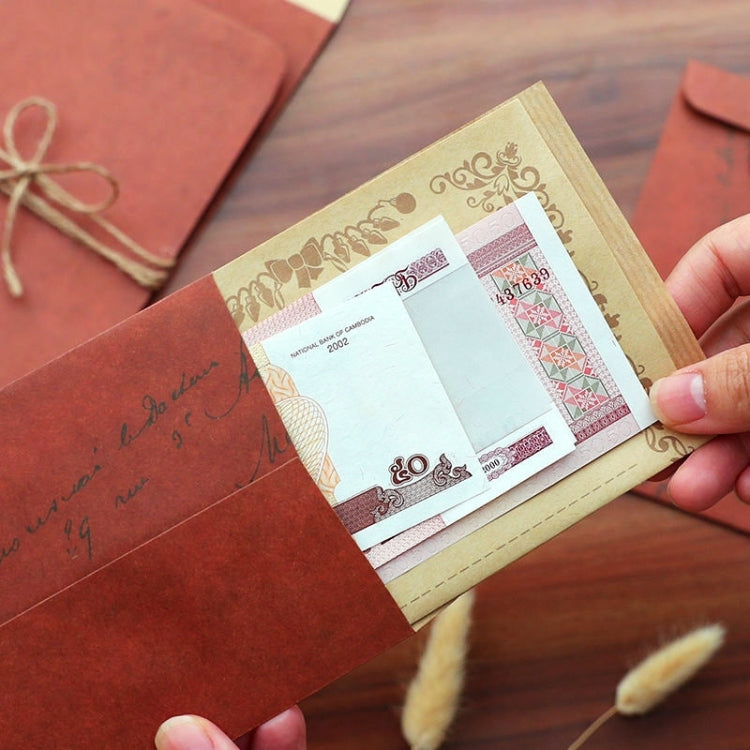 50pcs B11 Retro Style Kraft Paper Envelope Postcard Invitation Letter Stationery