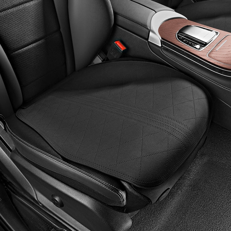 All-Season Flip-Fur Car Seat Cushion with Breathable Ventilation