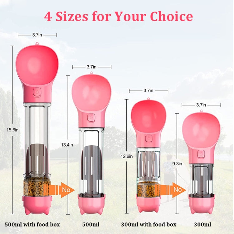 3 in 1 Leakproof Outdoor Dog Water Fountain Portable Pet Drinking Bottle