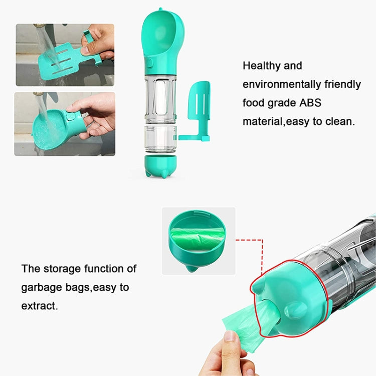 3 in 1 Leakproof Outdoor Dog Water Fountain Portable Pet Drinking Bottle