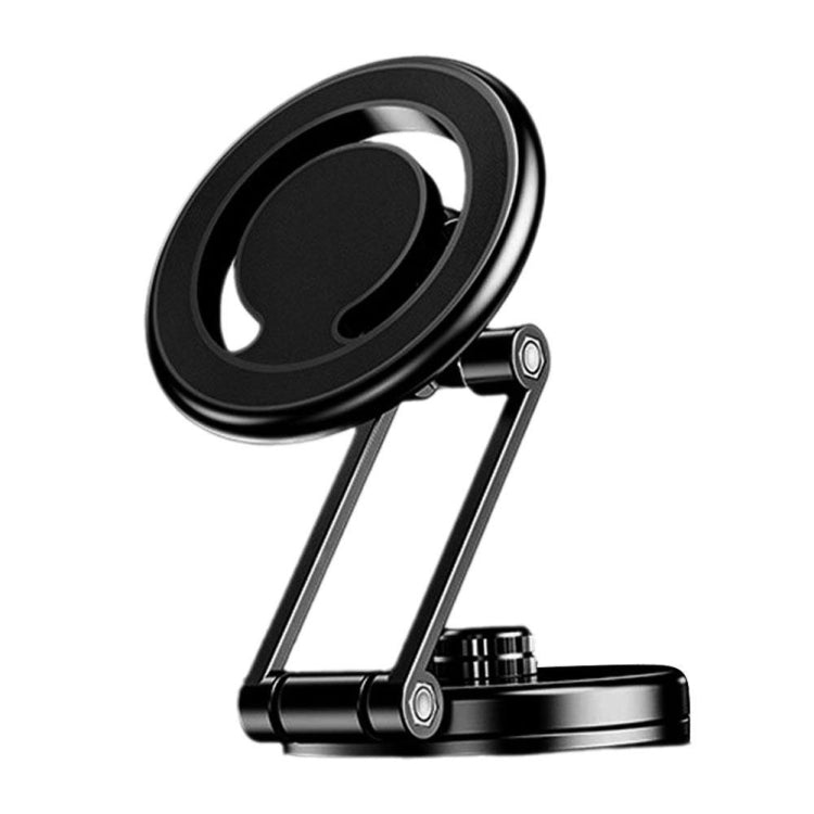 Compact Magnetic Telescopic Car Phone Holder with 360-Degree Rotation