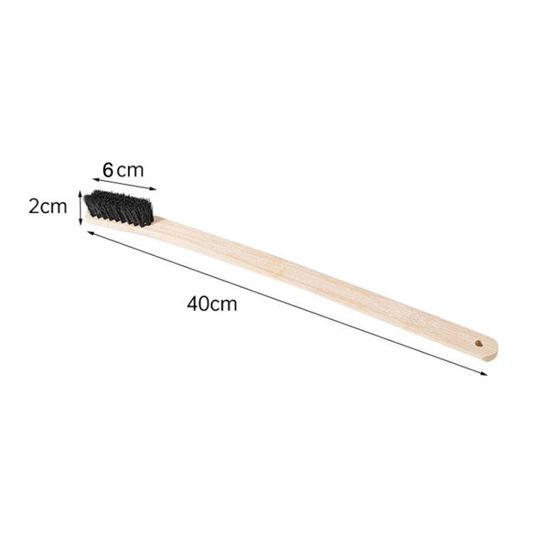 Automotive Steel Ring Washing Long Bamboo Brush Engine Cleaning Brush