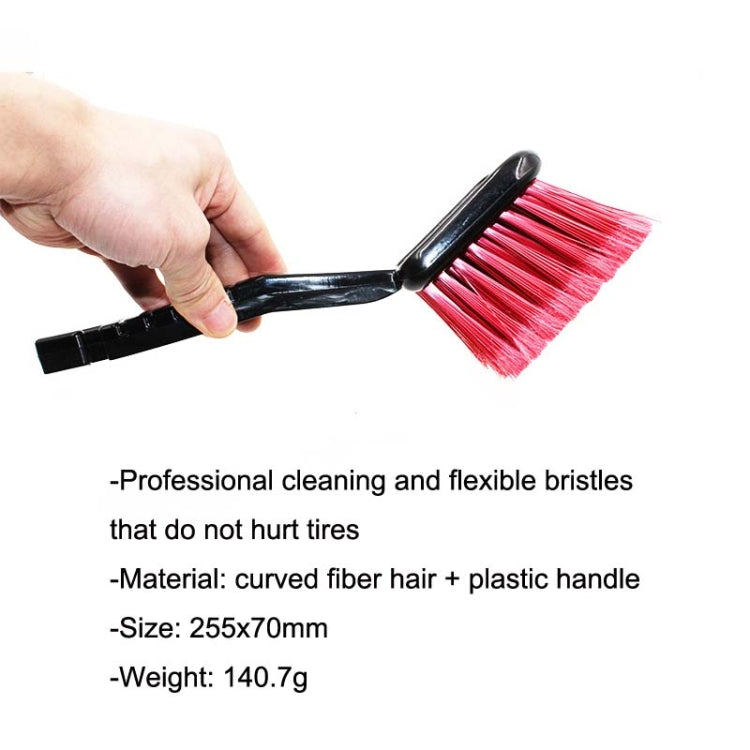 W-0272 Multifunctional Long Hair Cleaning Soft Car Tire Brush
