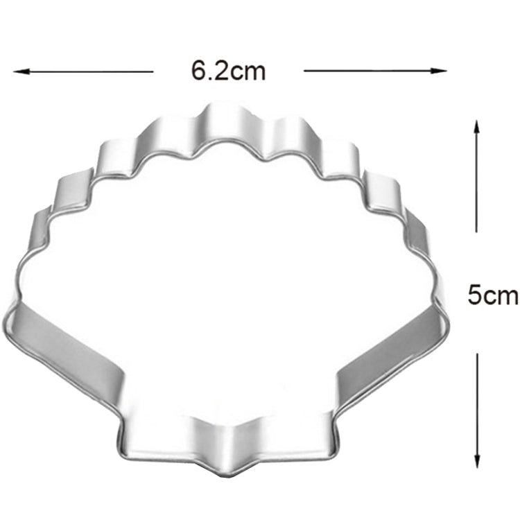 3 in 1 Ocean Series Seahorse Starfish Shell Baking Moulds Flip Sugar Cookie Mould