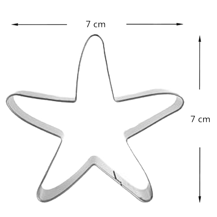 3 in 1 Ocean Series Seahorse Starfish Shell Baking Moulds Flip Sugar Cookie Mould