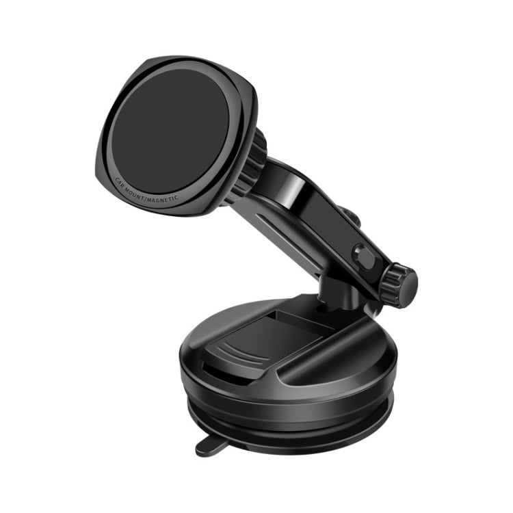Magnetic Telescopic Car Phone Holder with Powerful Suction and Rubber Base