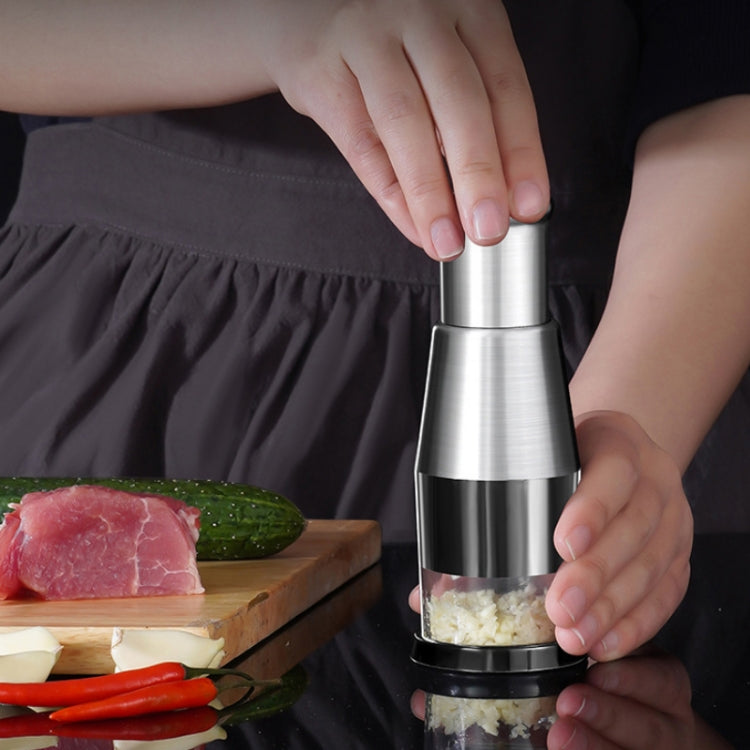 Press Kitchen Cutter Garlic Onion Pat Knife