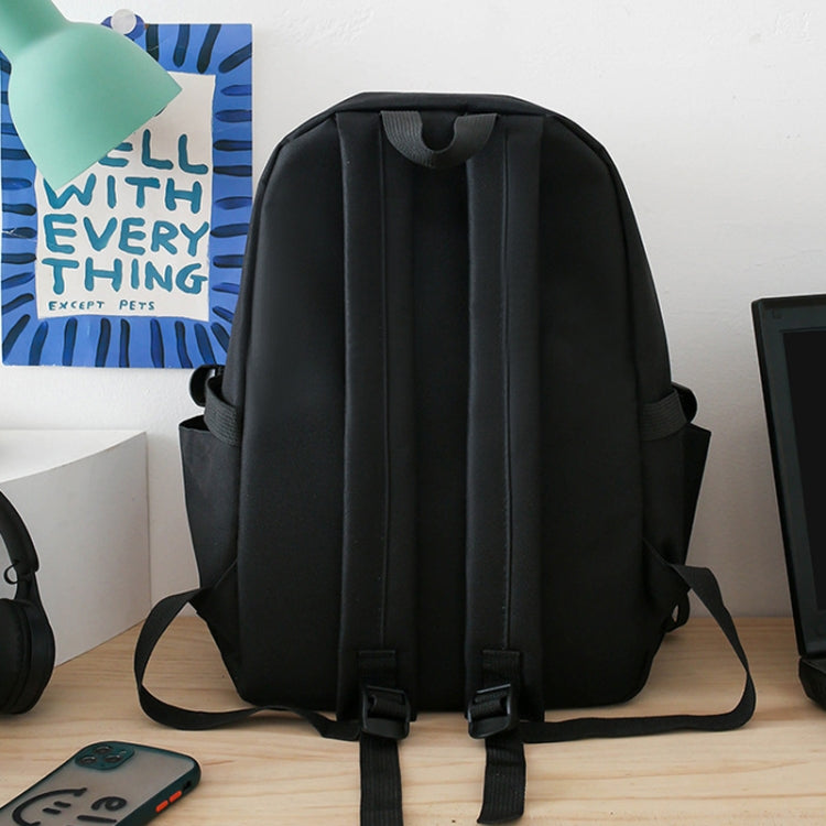 4 In 1 Students Lightweight Shoulder Bag Backpack Large Capacity Schoolbag