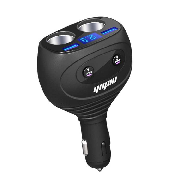 5 In 1 Rotatable Dual USB Multifunctional Car Charger, GC-13, GC-13F