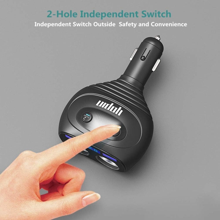 5 In 1 Rotatable Dual USB Multifunctional Car Charger, GC-13, GC-13F