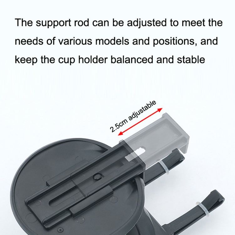 Adjustable Multi-Functional Car Cup Holder and Ashtray for Air Conditioning Outlet