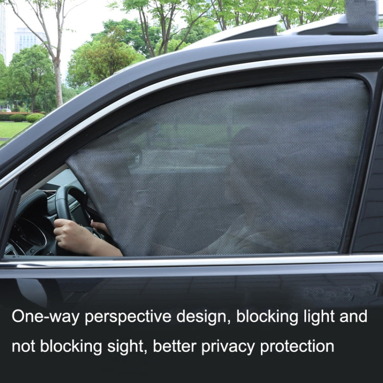 Magnetic Car Sunshade: Reflective Mesh Gauze for Heat Insulation and Privacy Protection