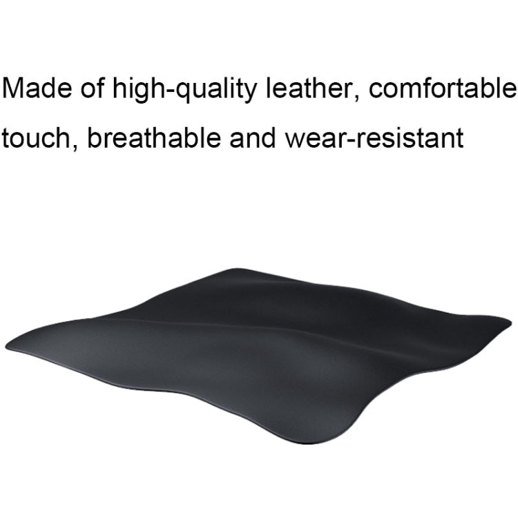 Versatile Leather Tissue Holder with Elastic Strap for Car Seat Back