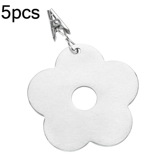 5pcs Stainless Steel Tablecloth Clip Windproof Tablecloth Weights Hanger