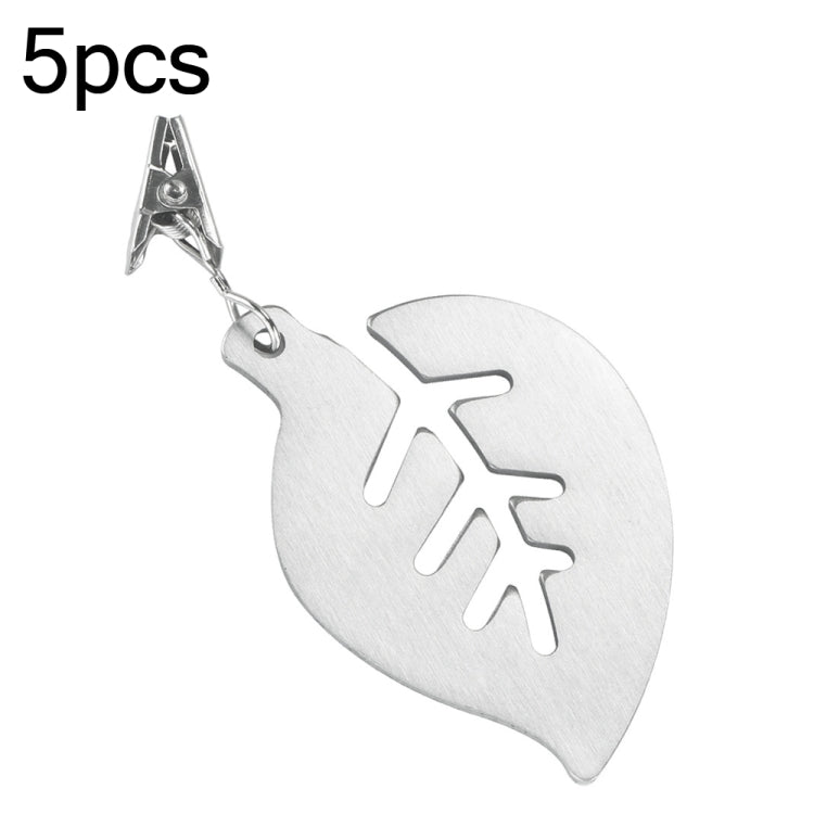 5pcs Stainless Steel Tablecloth Clip Windproof Tablecloth Weights Hanger