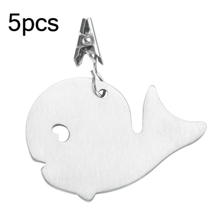 5pcs Stainless Steel Tablecloth Clip Windproof Tablecloth Weights Hanger