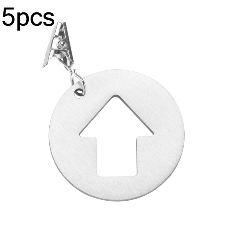 5pcs Stainless Steel Tablecloth Clip Windproof Tablecloth Weights Hanger