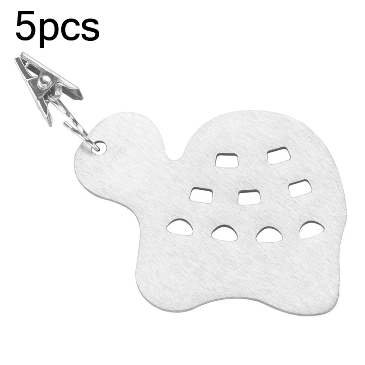 5pcs Stainless Steel Tablecloth Clip Windproof Tablecloth Weights Hanger