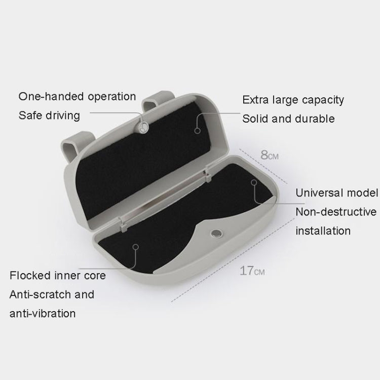 Versatile Car Sunglasses Holder with Ticket & Glasses Clamp