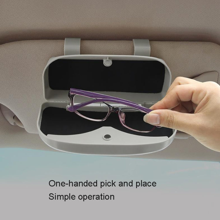 Versatile Car Sunglasses Holder with Ticket & Glasses Clamp