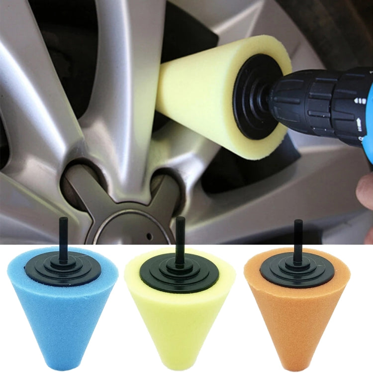 Car Cone 3 inch Polishing Sponge Wheel Polishing Disc