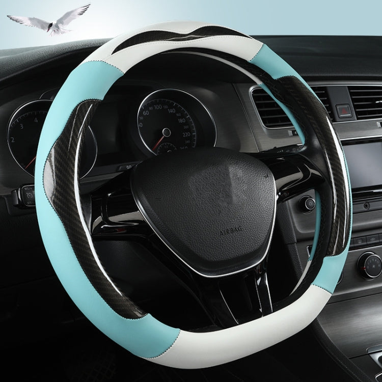 Carbon Fiber Leather Four Season Universal D Type Steering Wheel Cover, Carbon Fiber Leather Star Blue, Carbon Fiber Leather Orange, Carbon Fiber Leather Black, Carbon Fiber Leather Pink, Carbon Fiber Leather Red