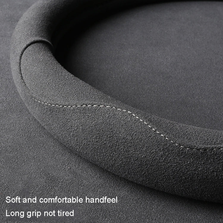 Luxurious Fur D-Type Steering Wheel Cover for All Seasons