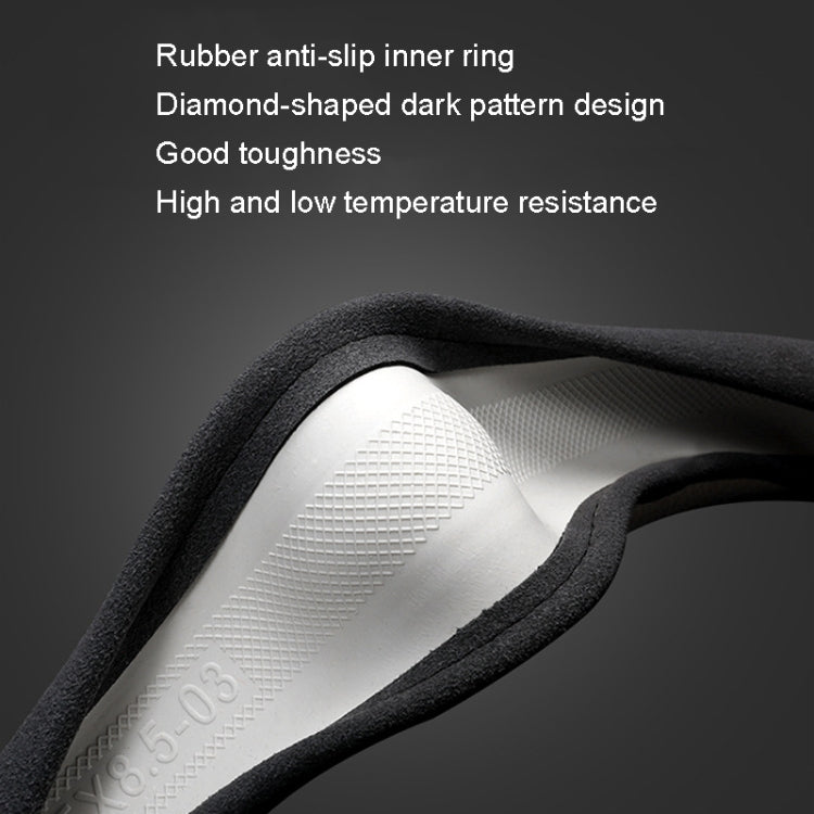 Luxurious Fur D-Type Steering Wheel Cover for All Seasons