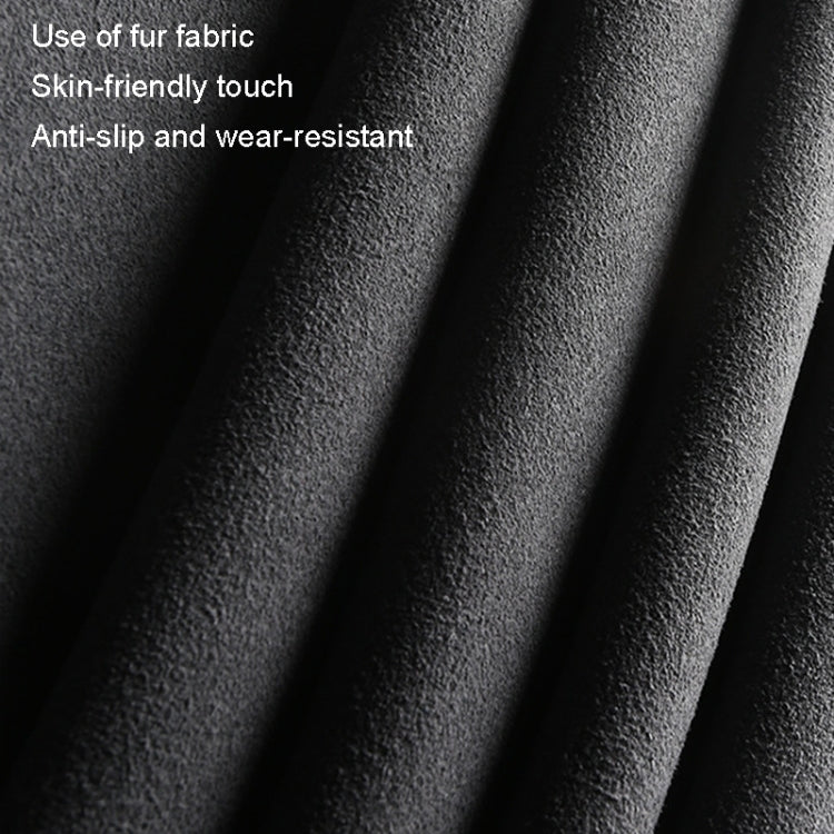 Luxurious Fur D-Type Steering Wheel Cover for All Seasons