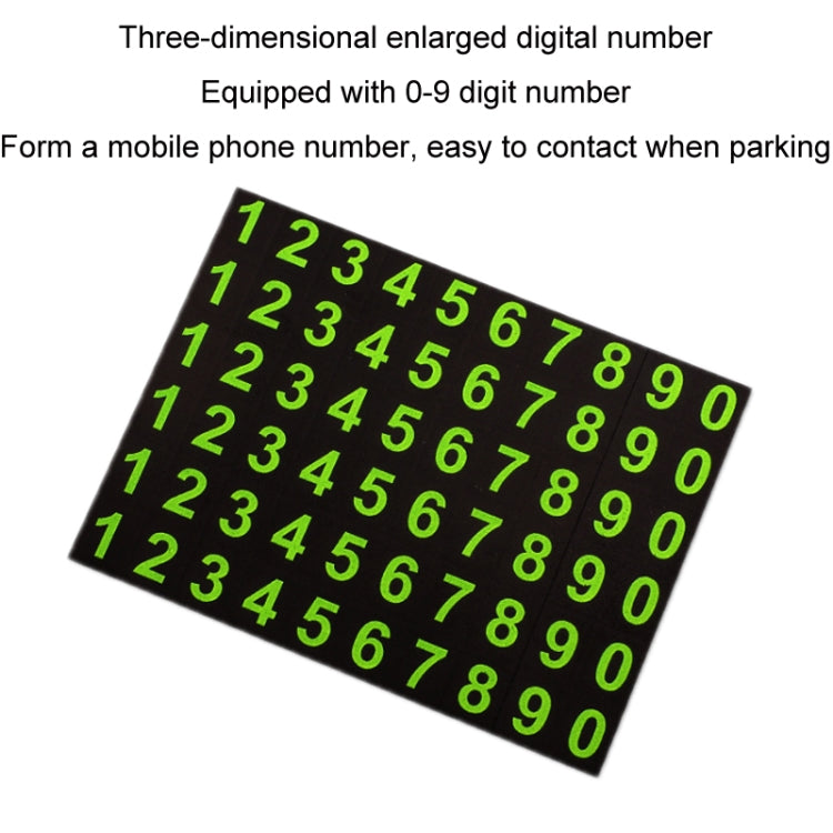 Versatile Car Dashboard Phone Holder with Anti-Slip Mat and Concealed Parking Number Plate