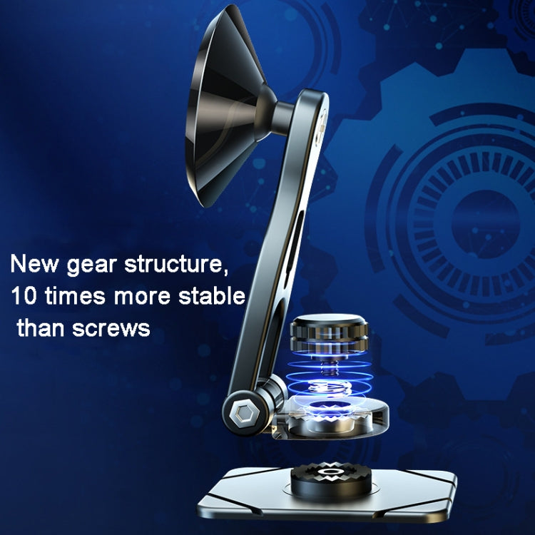 Magnetic Floating Car Phone Mount with 360-Degree Rotation and Foldable Design