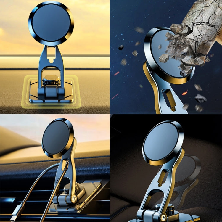 Magnetic Floating Car Phone Mount with 360-Degree Rotation and Foldable Design