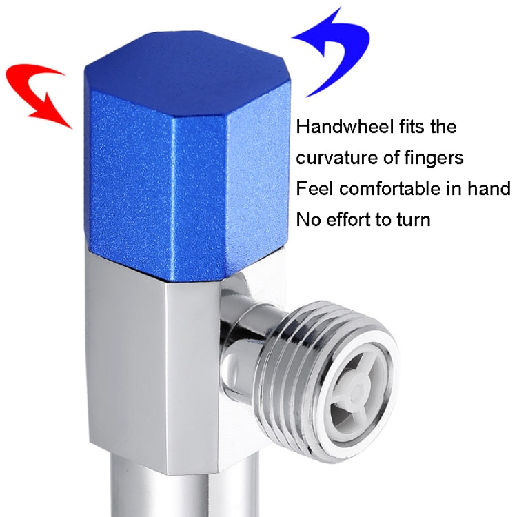 Eight Sides With Check Valve Pure Copper Angle Valve High Flow Water Inlet Valve