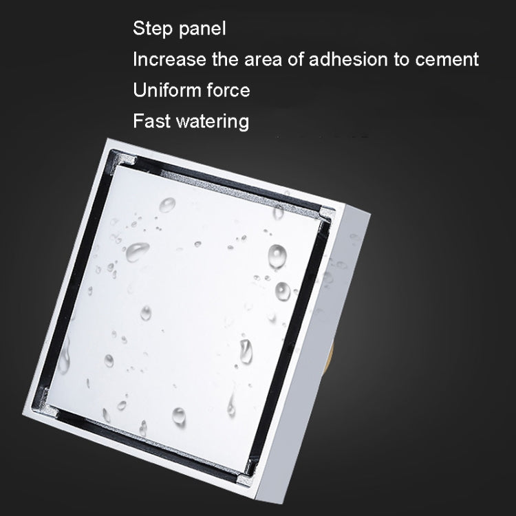 Bathroom Large Displacement Anti-odor Floor Drain, Style: